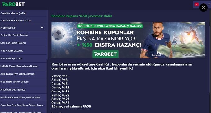 Parobet Kombine Kuponda Ekstra Kazanç