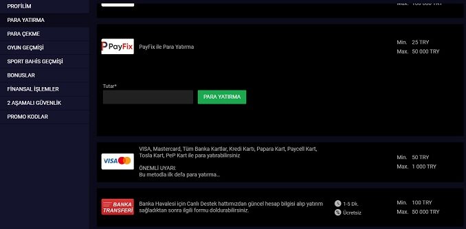 Parobet Payfix ile Yatırım