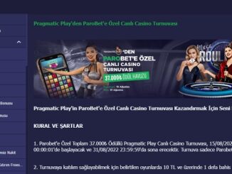 Parobet Canlı Casino Turnuvası