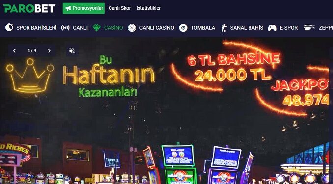 Parobet Casinoya Özel Bonus