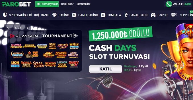 Parobet Casino Yatırım Bonusu