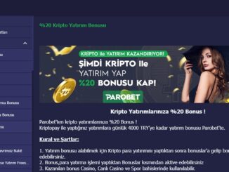 Parobet Kripto Bonusu