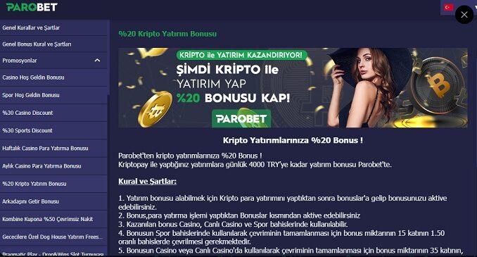 Parobet Çevrim Şartsız Bonus