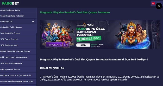 Parobet Slot Çarpan Turnuvası