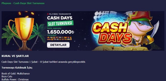 Parobet Cash Days Turnuvası