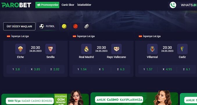 Parobet Villarreal Cadiz Maçı