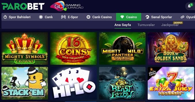 Parobet Slot Oyunları