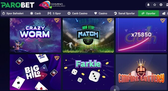 Parobet Casino Oyun Sağlayıcıları