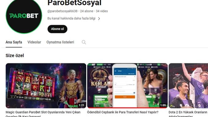 Parobet Instagram Hesabı